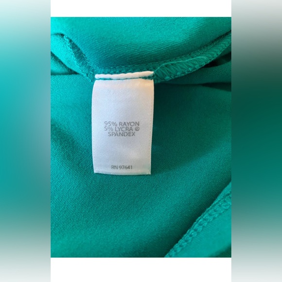 J JILL Women’s WEAREVER Collection Teal Dress LP - Picture 4 of 8